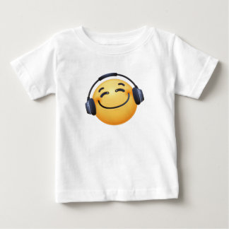 Smiley Hoofdtelefoon Emoji Fine Jersey