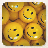 Smiley Kartonnen Onderzetters (Voorkant)