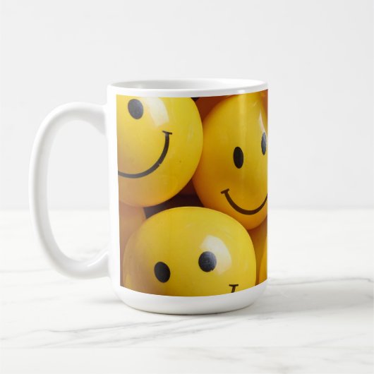 smiley koffiemok (Links)