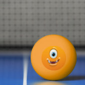 Smiley One-Eyed Monster Personalize Pingpongbal (Net)