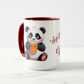 Smiley Panda Classic Mok, 11 oz Mok (Voorkant links)