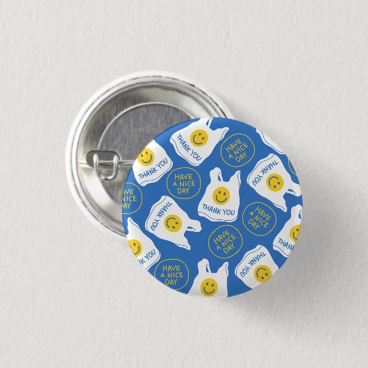 Smiley Pop Button (Voorkant /achterkant)