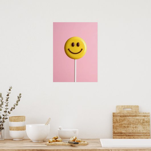 smiley poster (Keuken)