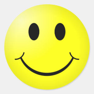 Smiley Ronde Sticker