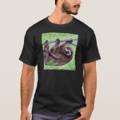 Smiley Sloth Painting T-shirt (Voorkant)