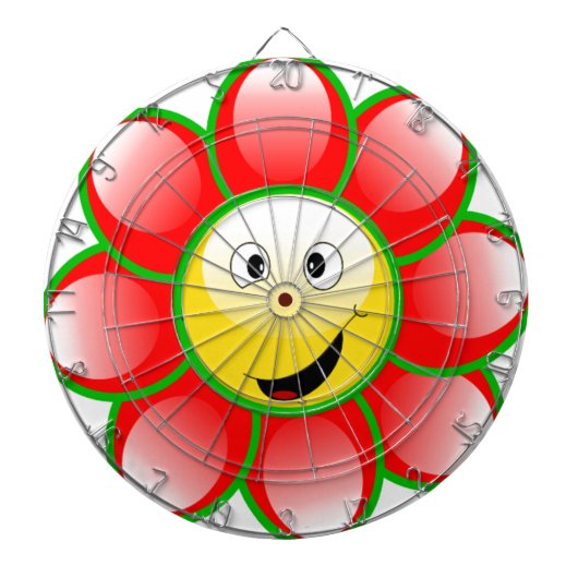 Smiley Sun Dartbord (Voorkant)