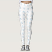 Smiley Teeth en Toothbrushes Leggings (Voorkant)