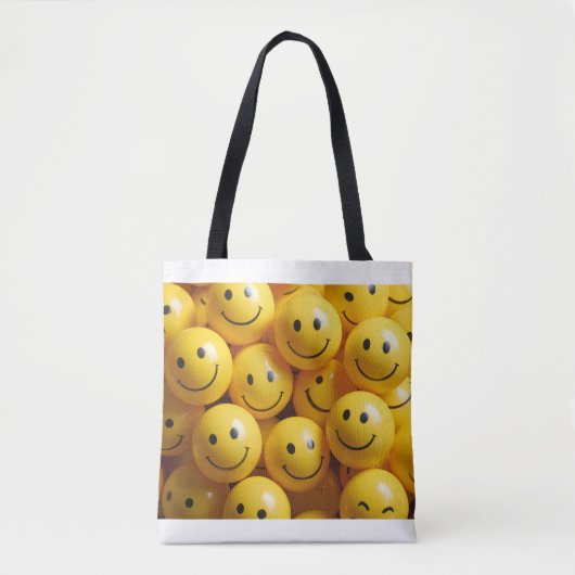 smiley tote bag (Voorkant)