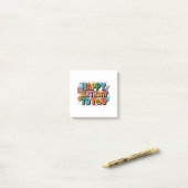 Smiley Verjaardag Post-it® Notes (Op bureau)