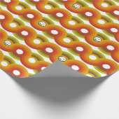 Smiley Vintage Retro Patroon Nr. 02 Cadeaupapier (Hoek)