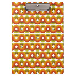 Smiley Vintage Retro Patroon Nr. 02 Klembord