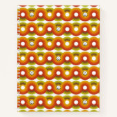 Smiley Vintage Retro Patroon Nr. 02 Notitieboek (Voorkant)