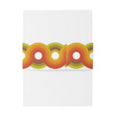 Smiley Vintage Retro Patroon Nr. 02 Uitnodigingen Wikkel (Achterkant Voorbeeld)