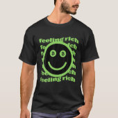 Smiley Wink Face Crypto Coin Bitcoin Investor Feel T-shirt (Voorkant)
