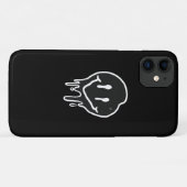 SmileyBlack Case-Mate iPhone Case (Achterkant (horizontaal))