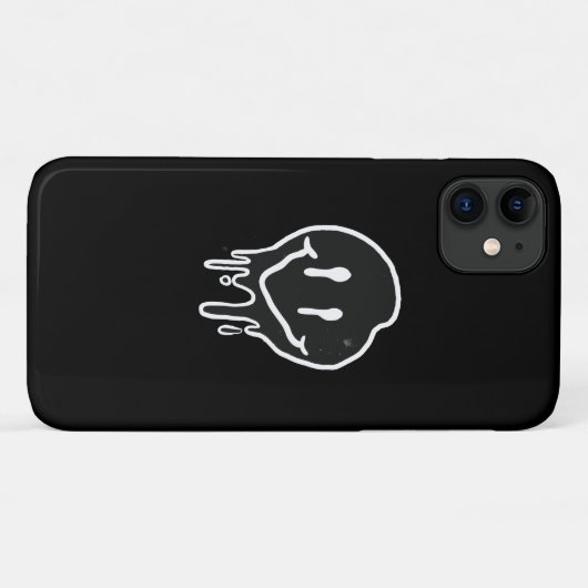 SmileyBlack Case-Mate iPhone Case (Achterkant (horizontaal))