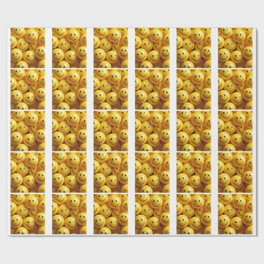 smileys cadeaupapier (Vlak)
