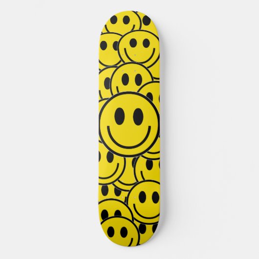 Smilie Face Cruiser Skateboard (Voorkant)