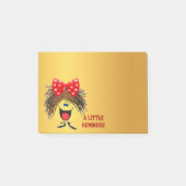 Smilie-herinnering Post-it® Notes (Voorkant)
