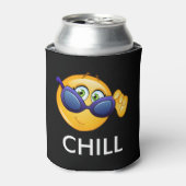 Smilie met Zonnebril Koelbox - srf Blikjeskoeler (Blikje Voorkant)