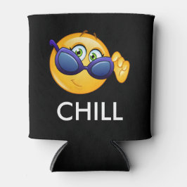 Smilie met Zonnebril Koelbox - srf Blikjeskoeler