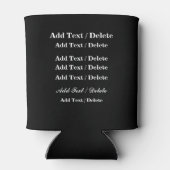 Smilie met Zonnebril Koelbox - srf Blikjeskoeler (Achterkant)