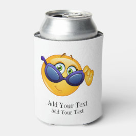 Smilie met Zonnebril Koelbox - srf Blikjeskoeler