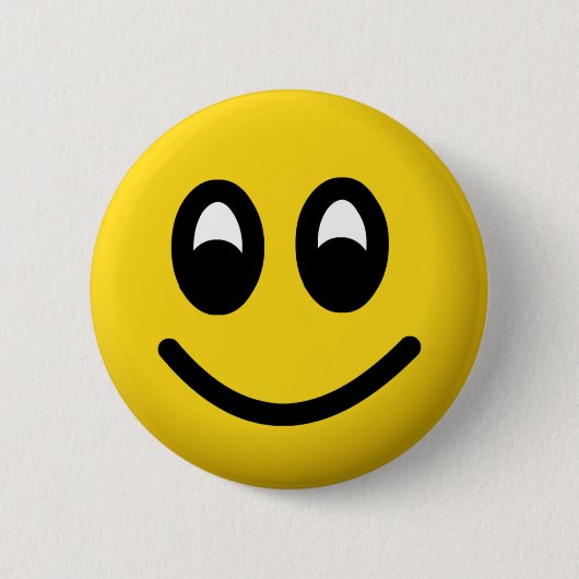 smilie ronde button 5,7 cm (Voorkant)