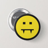 Smilie Vampyre Button (Voorkant /achterkant)