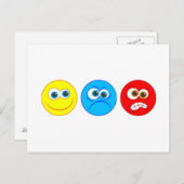 Smilies Briefkaart (Voorkant / Achterkant)