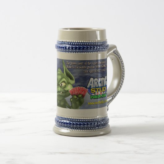 Smilin Gobby Beer Stein Bierpul (Voorkant rechts)