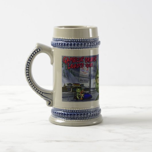 Smilin Gobby Beer Stein Bierpul (Links)