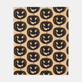 Smilin' Jack O'Lantern Fleece Deken (Voorkant)