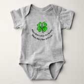 Smilin' Shamrock Iers Baby T-shirt (Voorkant)