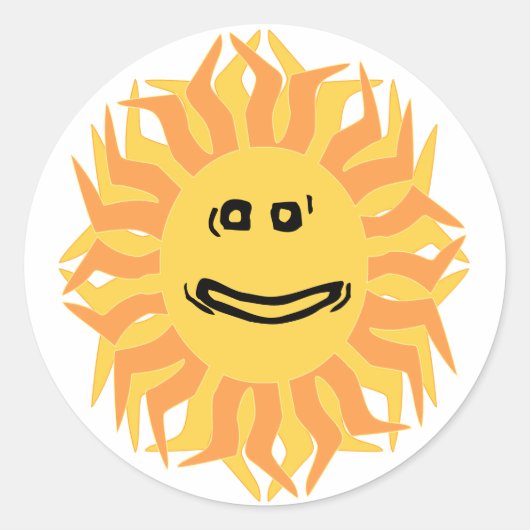 Smilin' Sun stickers (Voorkant)