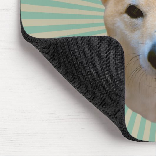 Smiling Barkley Sunburst Mousepad Muismat (Hoek)