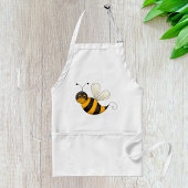 Smiling Bee Fun Bumblebee Character Standaard Schort