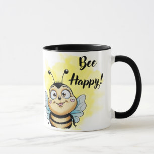 Smiling Bee: Wees blij! Mok