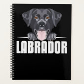 Smiling Black Labrador, Lab Planner (Voorkant)