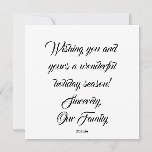 Smiling Black Woman Happy Holidays Feestdagenkaart (Achterkant)