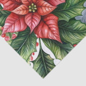 Smiling Black Woman In Santa Hat Christmas Tissuepapier (Detail)