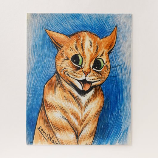 Smiling Cat by Louis Wain Legpuzzel (Verticaal)