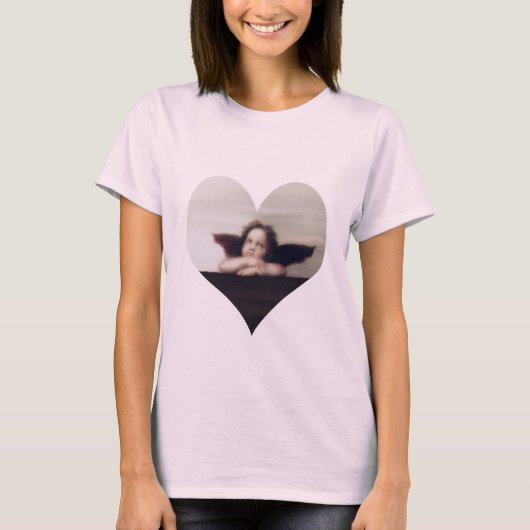 Smiling Cherub Angel T-shirt (Voorkant)