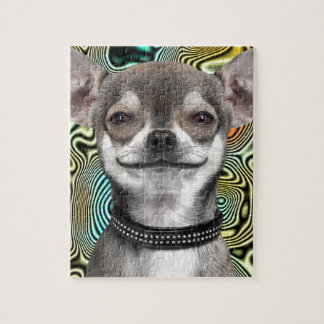 Smiling Chihuahua Dog Legpuzzel