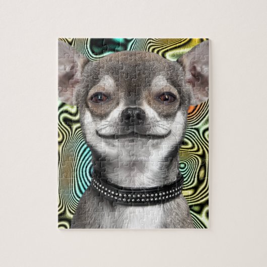 Smiling Chihuahua Dog Legpuzzel (Verticaal)