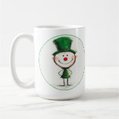 Smiling Christmas Elf Coffee Mok (Links)