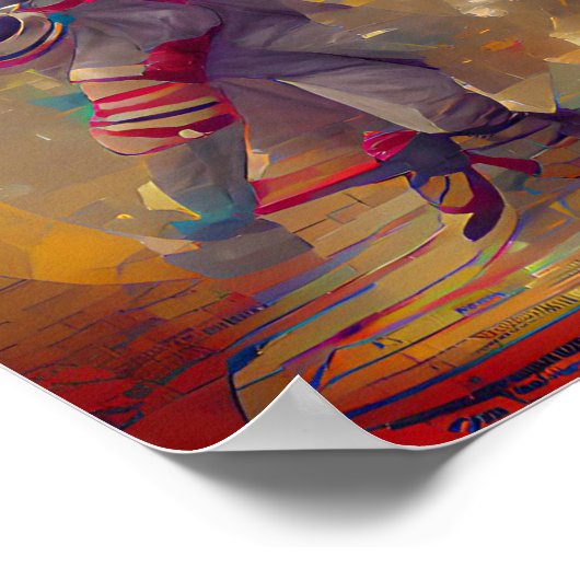 SMILING CLOWN fantasy art illustration poster (Hoek)