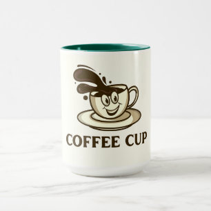 Smiling Coffee Cup Splash – Speelse koffie Mok