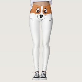 Smiling Corgi Leggings