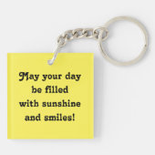 Smiling Daisy Sleutelhanger (Achterkant)